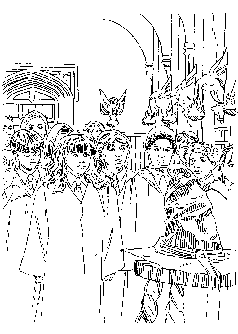 Kids-n-fun.com | Coloring page Harry Potter and the Philosophers Stone
